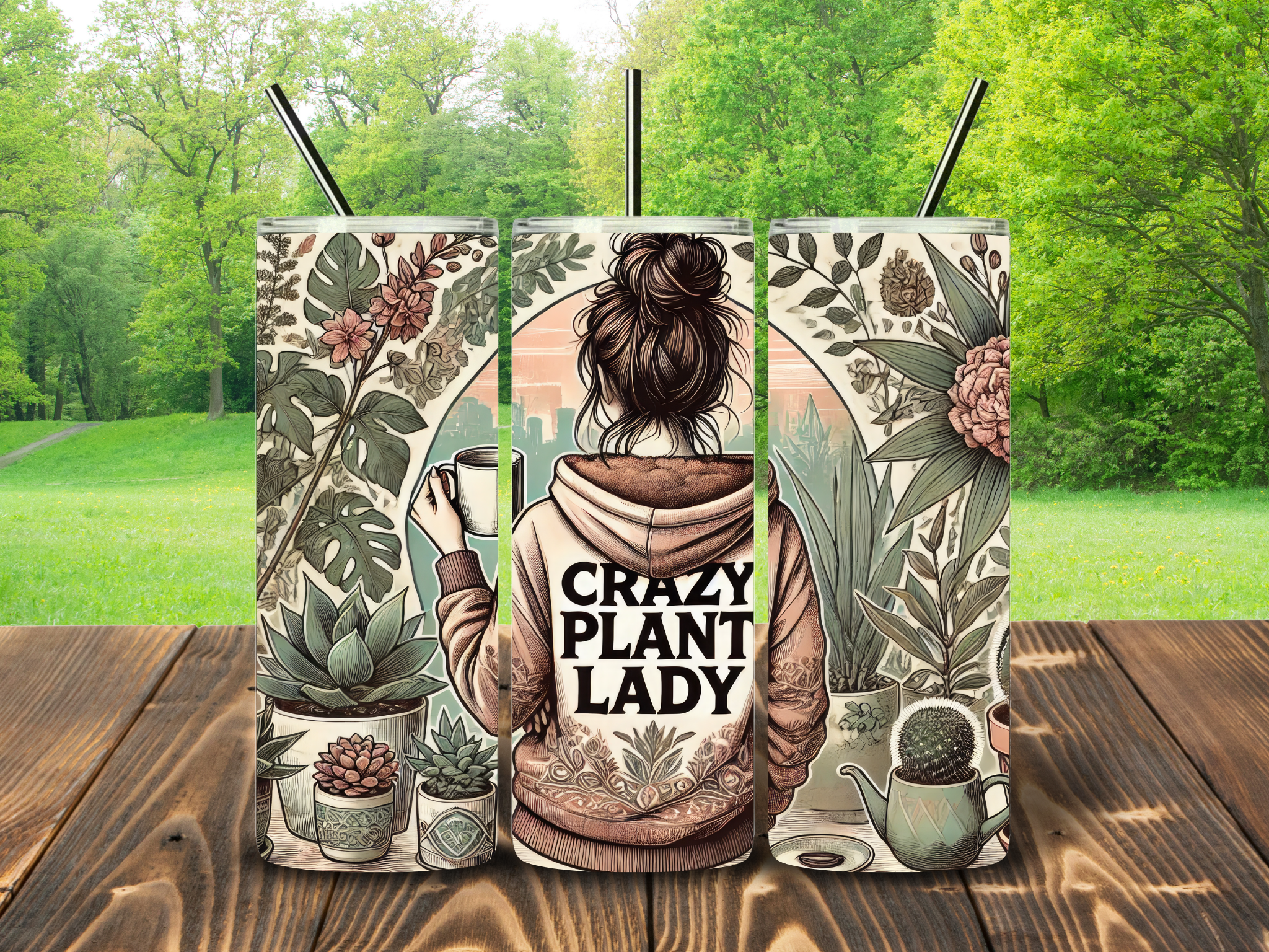 Crazy Plant Lady Tumbler