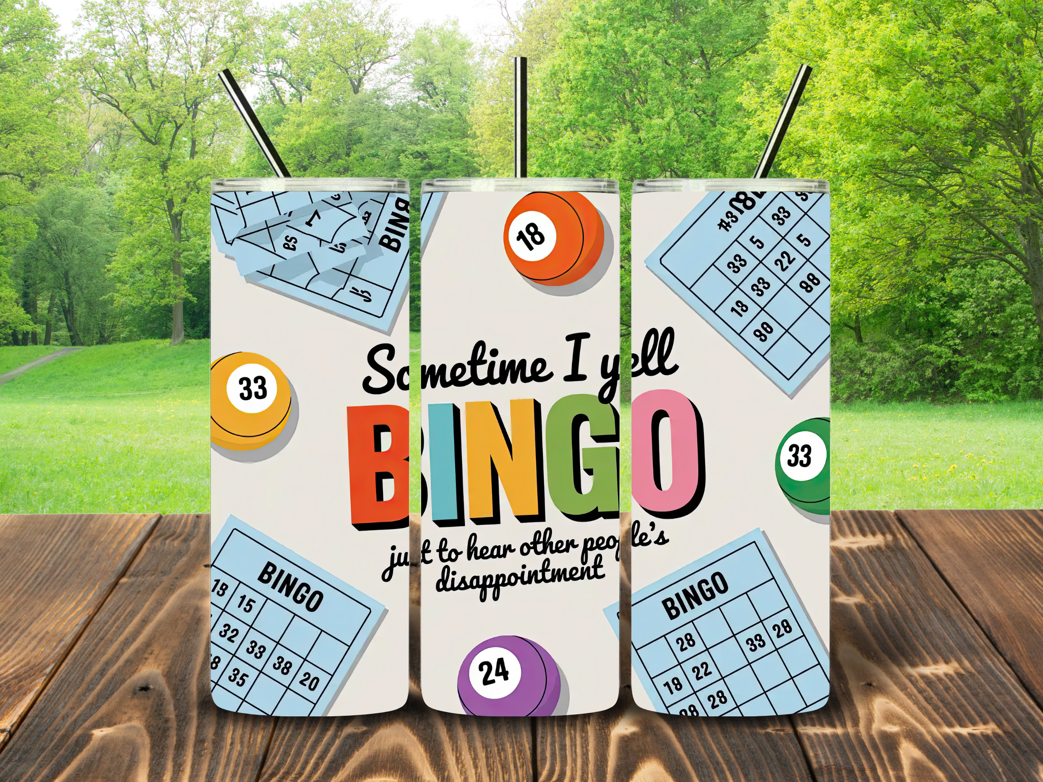 Bingo Humor Tumbler