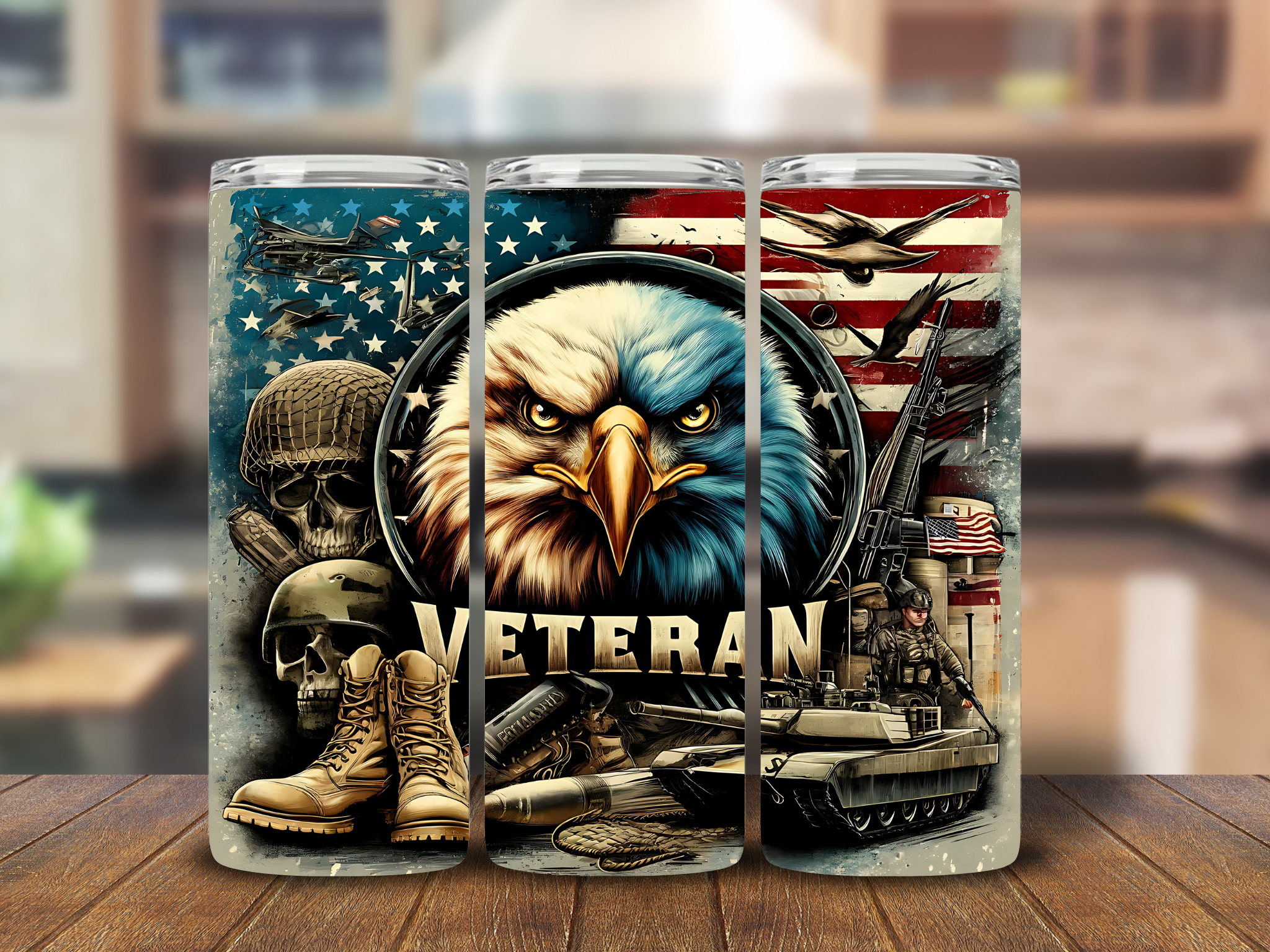 Veteran Eagle Tumbler