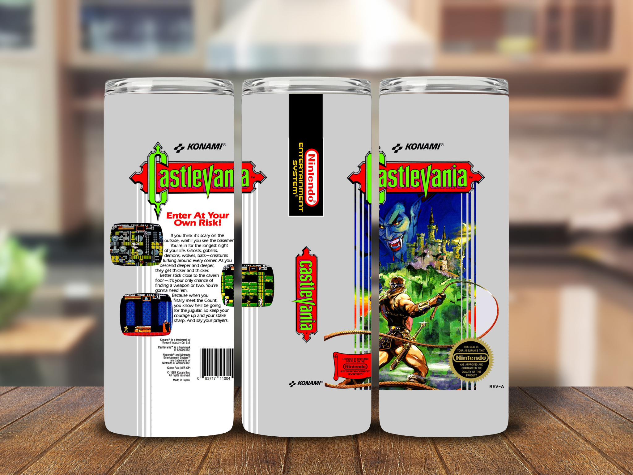 Retro Vampire Hunter Tumbler
