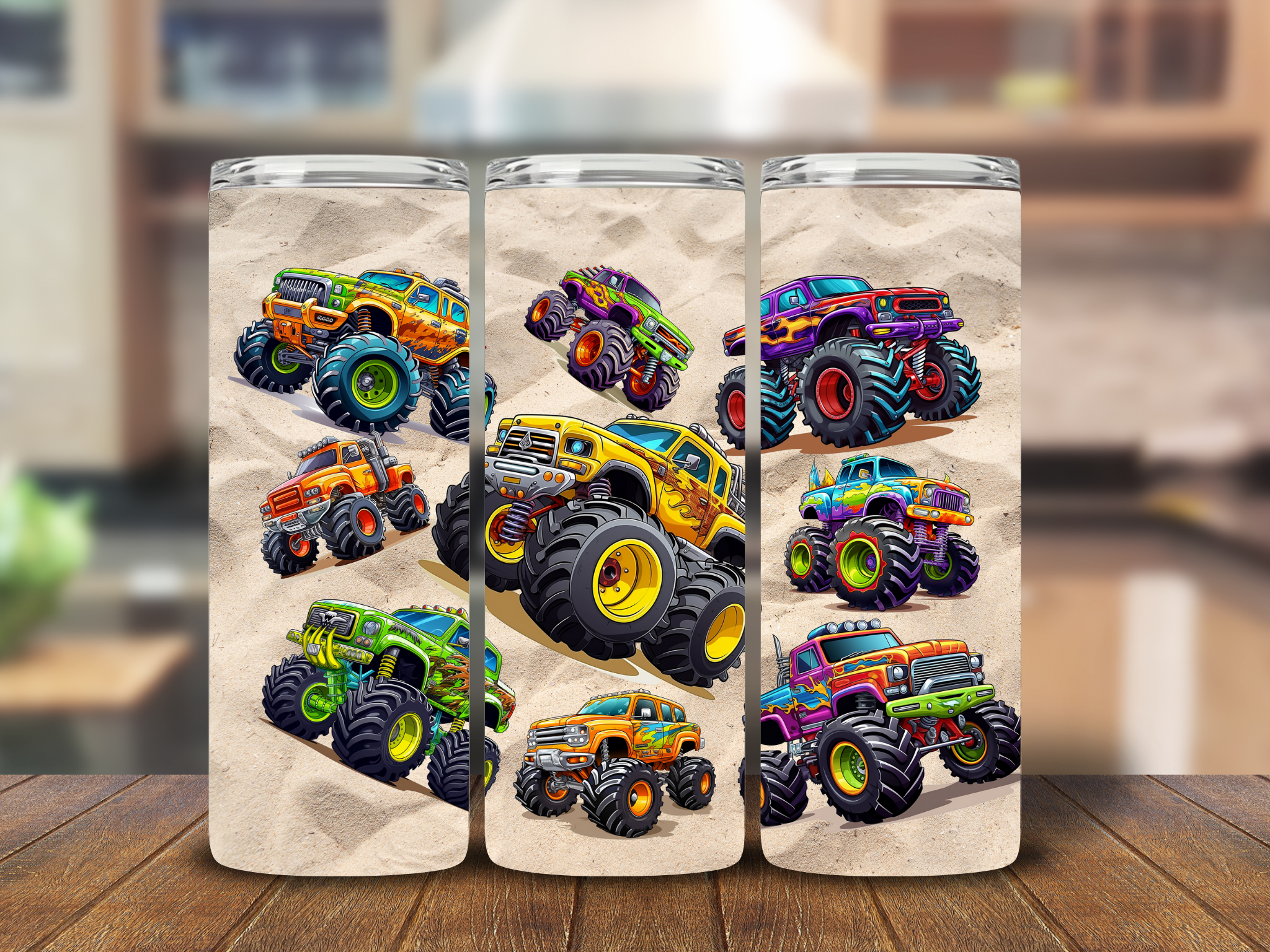 Monster Truck Tumbler
