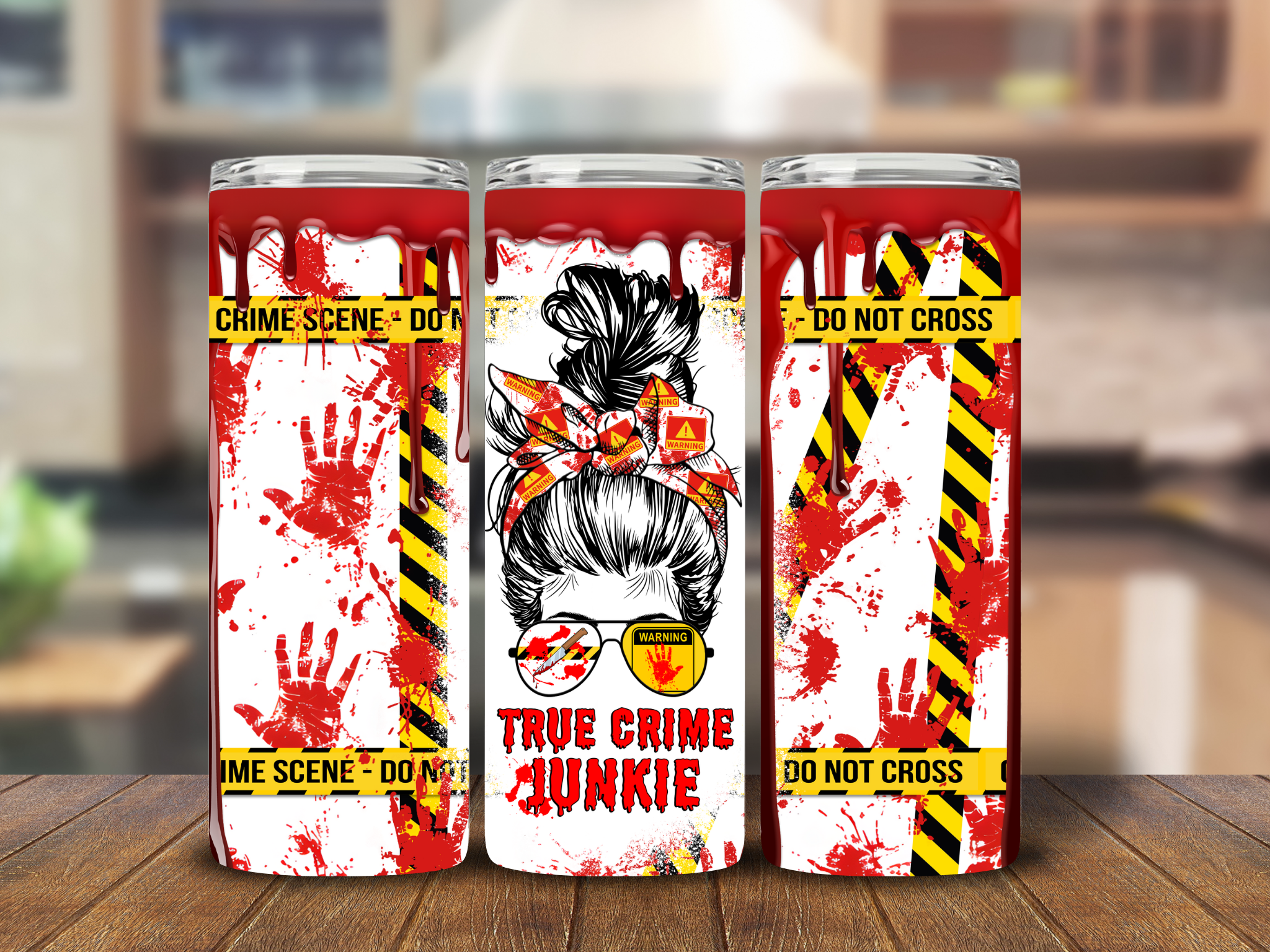 True Crime Junkie Tumbler
