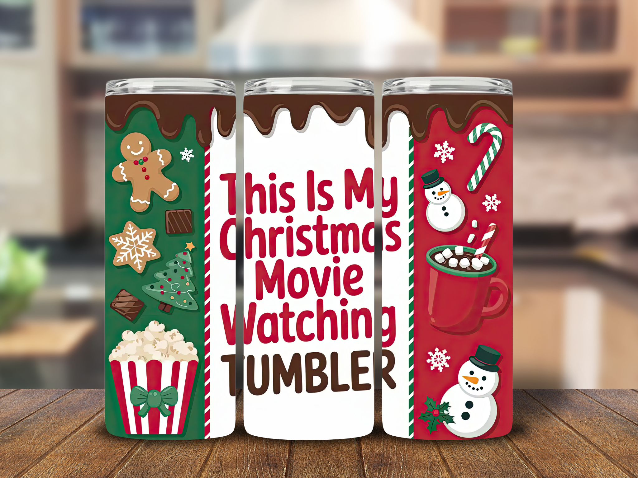 Christmas Movie Watching Tumbler